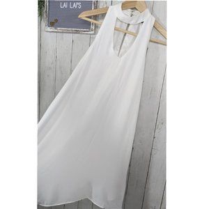 LULUS white dress, loose fit, short